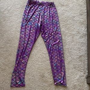 Purple/Teal Mermaid Leggings